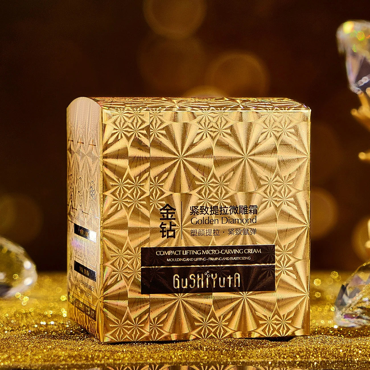 Creme Premium Ginseng e Seda Dourada - Anti-Idade Hidratante Luxo