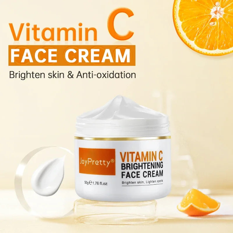 Creme Facial Vitamina C Iluminador - Anti-Idade e Firmeza