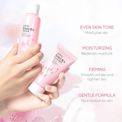 Mega Set Sakura 29 Peças - Kit Completo Limpeza Profunda e Hidratação