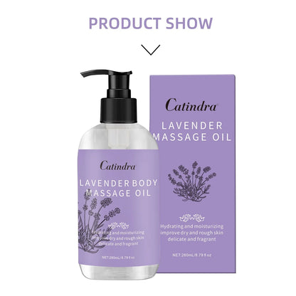 Óleo de Massagem Corporal Lavanda 260ml - Firmador com Colagénio
