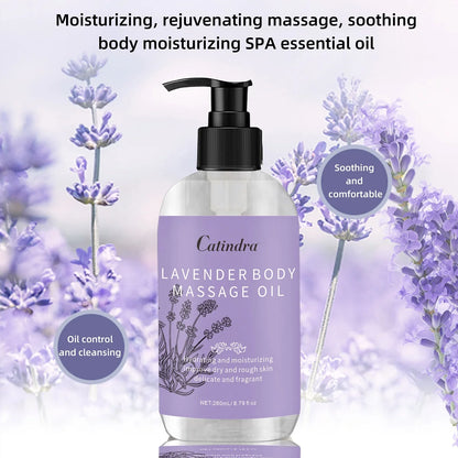 Óleo de Massagem Corporal Lavanda 260ml - Firmador com Colagénio