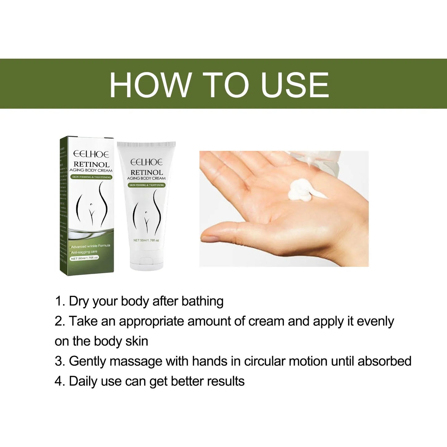 Loção Corporal Anti-Celulite - Firmeza e Hidratação Profunda 50ml