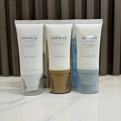 Skin 1004 Hyaluronic Acid Centella Ashesia Water-Sensing Sunscreen Essence Lactic Hydrolyzed Lightweight Moisturizing Not Sticky