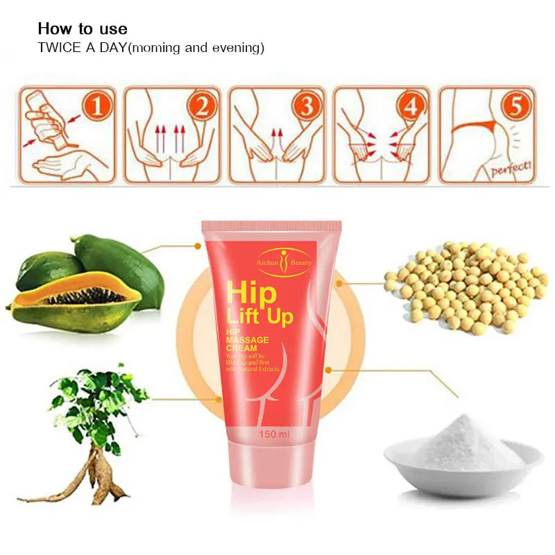 Creme para Glúteos - Reparação Celular e Firmeza, Melhora Elasticidade 150ml