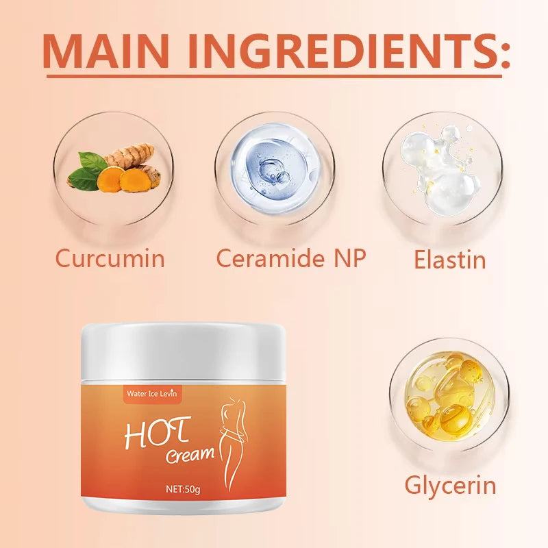 Muscles Massage Cream Enhancing Elasticity of Arms Full Body and Bodybuilding Massage Cream Hot Compress to Tighten Abdominal