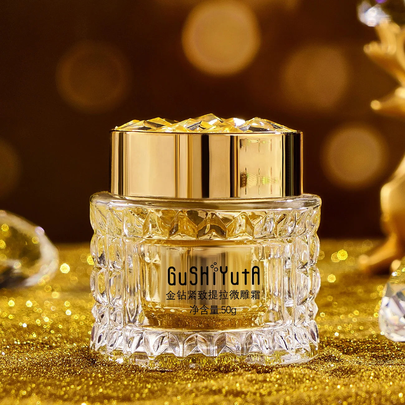 Creme Premium Ginseng e Seda Dourada - Anti-Idade Hidratante Luxo