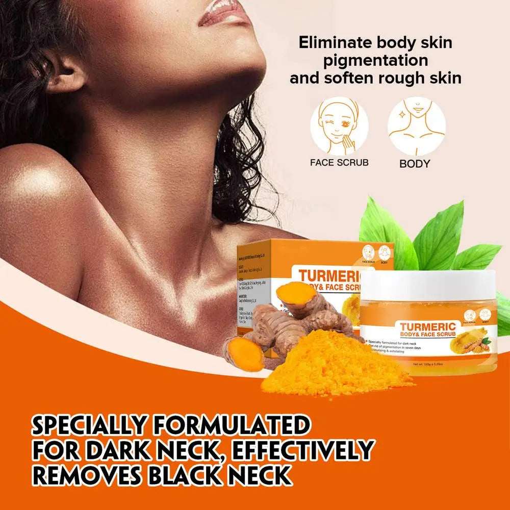 Esfoliante Facial Açafrão - Creme Branqueador Iluminador com Limpeza de Poros 150g