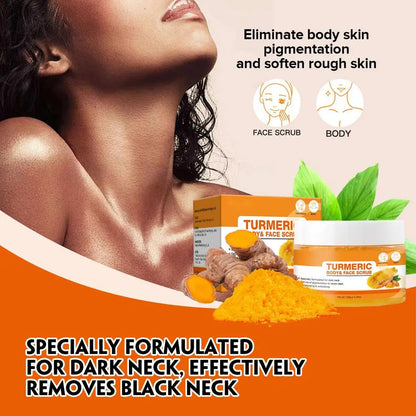 Esfoliante Facial Açafrão - Creme Branqueador Iluminador com Limpeza de Poros 150g