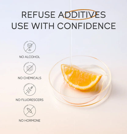 Set Completo de Cuidados Faciais com Vitamina C - 5 Peças Hidratante Anti-Idade