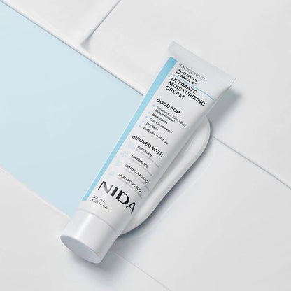 100mL Ultimate Moisturizing Cream Youthful Formula Collagen Niacinamide Centella Asiatica Hyaluronic Acid Wrinkles Spots Cream