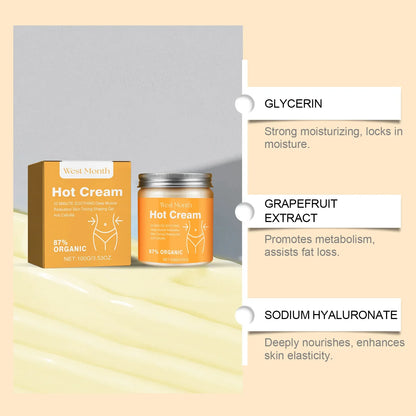 Creme Corporal Firmador West&Month 100g - Elasticidade, Hidratação e Iluminação da Pele
