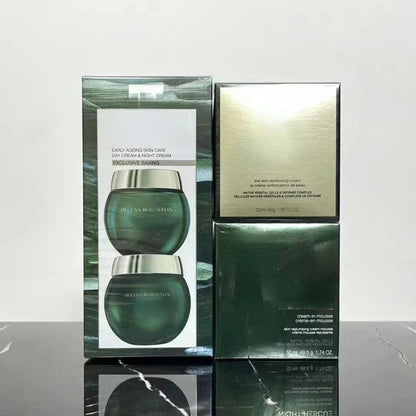 Set Cremes Dia e Noite Anti-Idade 50ml - Textura Mousse Absorção Rápida