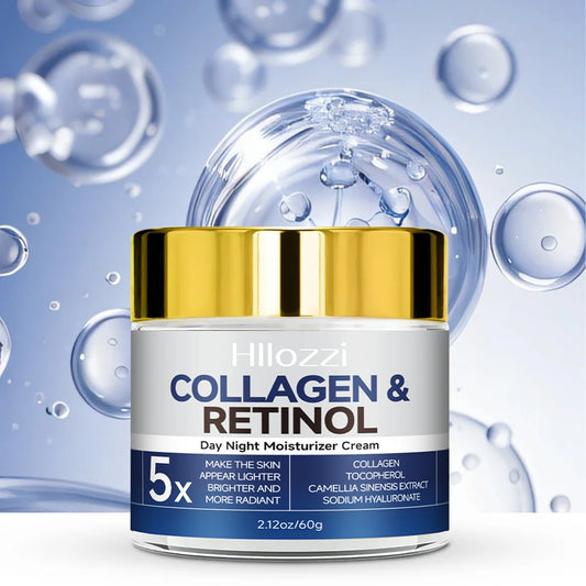 Hllozzi 60g collagen retinol cream delicate skin hydration moisturizing brighten skin tone