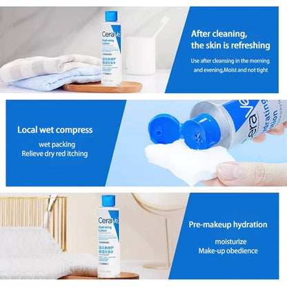 CeraVe Loção Hidratante Reparadora 200ml - Ceramidas, Ácido Hialurónico e Niacinamida