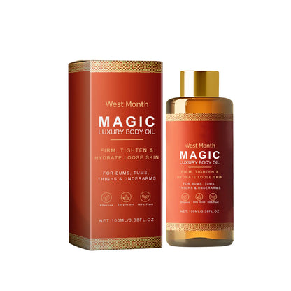 Óleo Corporal Mágico de Luxo 100ml - Hidratação Profunda Firmeza Peito Coxas
