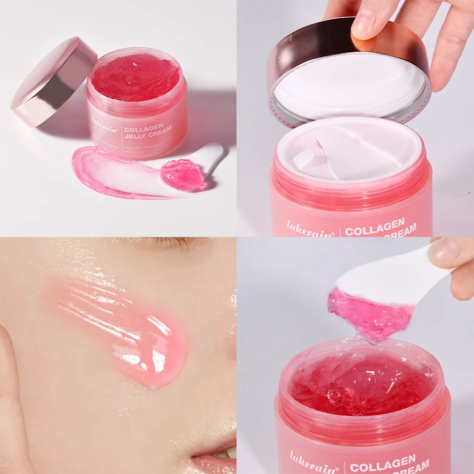 Medicube Collagen Jelly Cream Enhances Skin Barrier Moisture 24-hour Facial Shine Natural Ingredient Korean Face Care Products