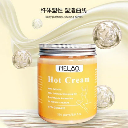 Creme Termogénico Melao 250g - Anti-Celulite Queimador de Gordura para Perda de Peso