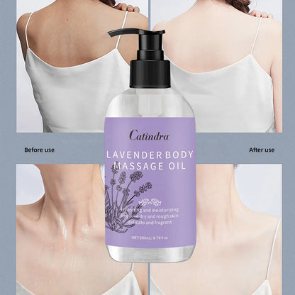 Óleo de Massagem Corporal Lavanda 260ml - Firmador com Colagénio