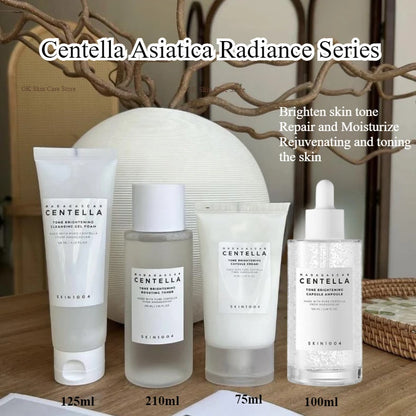 Kit de Viagem Coreano com Centella - 5 Peças Calmante e Hidratante