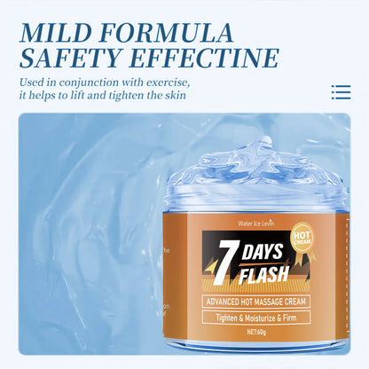 Creme de Massagem Hidratante 60g - Curcumina e Extratos Vegetais para Barriga e Pele Flácida