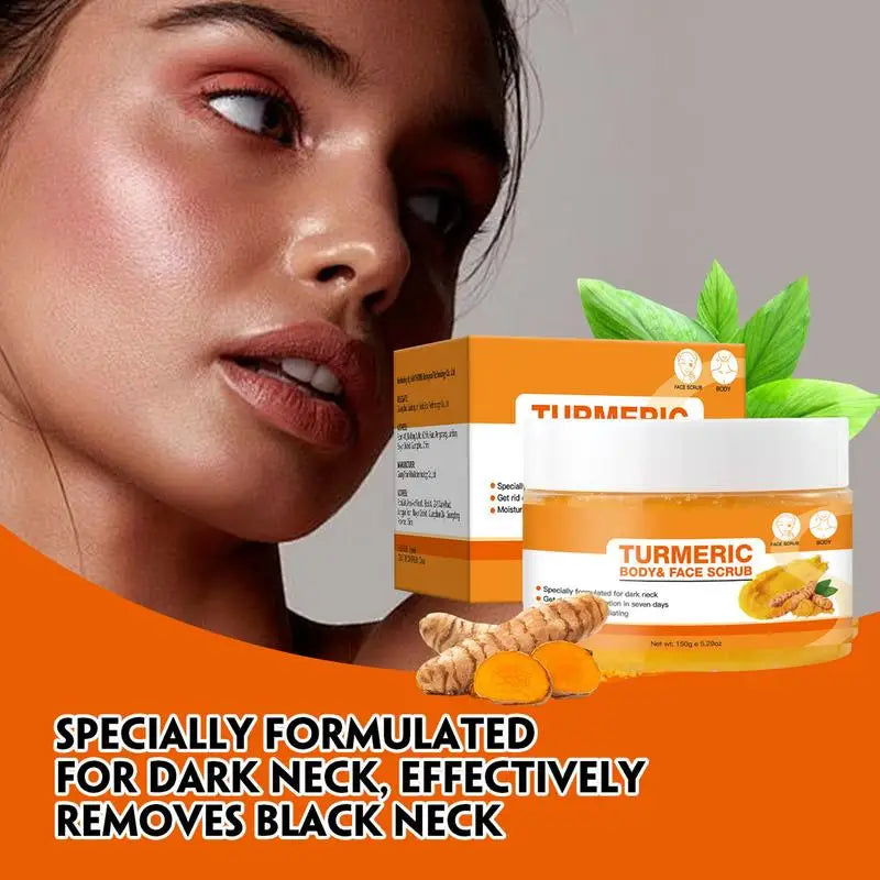 Esfoliante Facial Açafrão - Creme Branqueador Iluminador com Limpeza de Poros 150g