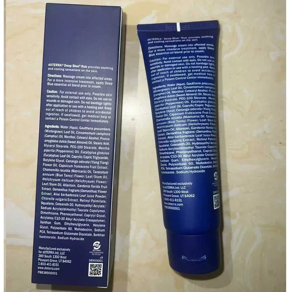 Bálsamo Calmante Cuidados de Pele 120ml - Óleos Essenciais Hidratação Profunda Anti-Fadiga