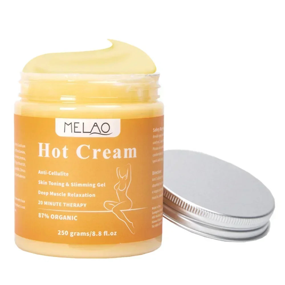 Creme Termogénico Melao 250g - Anti-Celulite Queimador de Gordura para Perda de Peso