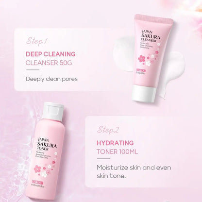Mega Set Sakura 29 Peças - Kit Completo Limpeza Profunda e Hidratação