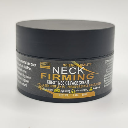 Creme Firmador para Pescoço 50ml - Colagénio e Retinol Anti-Flacidez