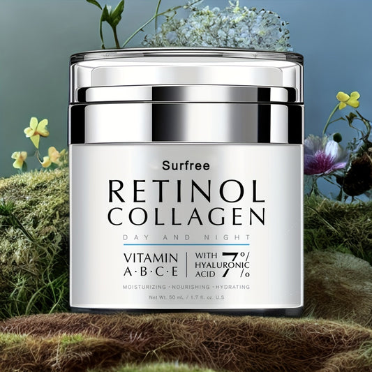 Creme Facial de Retinol 50ml - Dia e Noite com Colagénio e Vitamina C